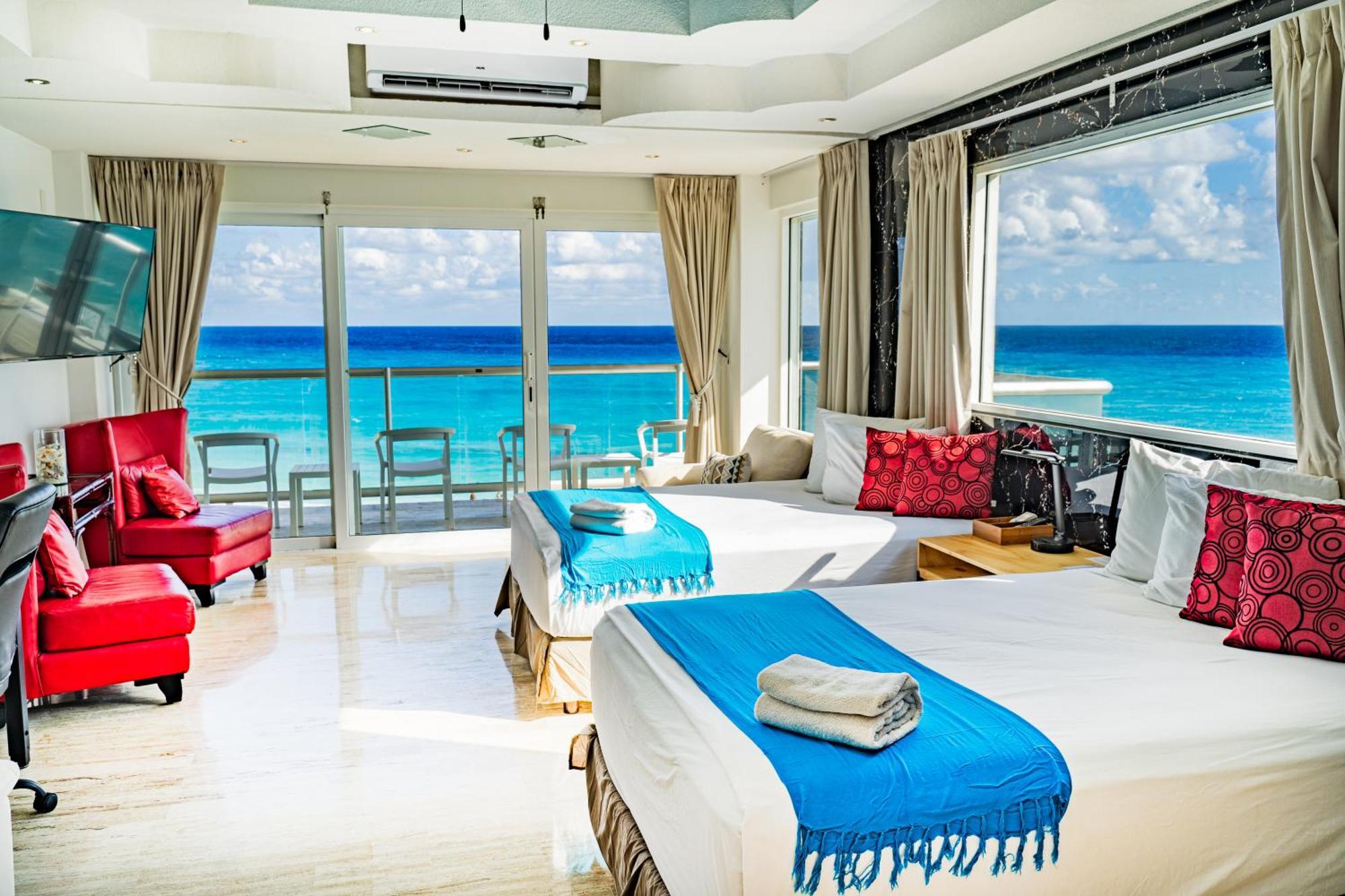 Paradise Beachfront & Nightlife Heart Канкун Экстерьер фото